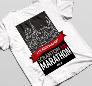 Scranton Half Marathon 5th Anniversary Logo
