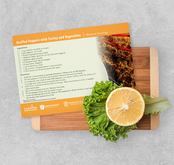 A set of healthy recipe cards for Healthy Pantry | Marketing ...